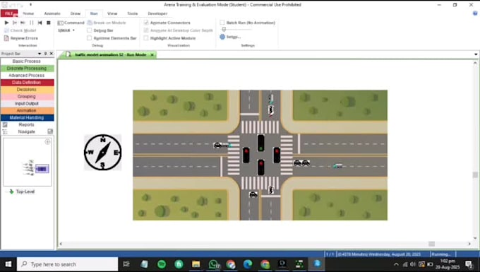 create simio and rockwell arena models and projects