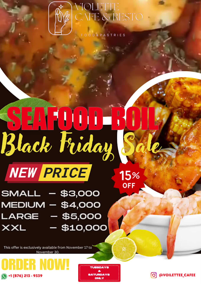 create flyers , menus, and promotional designs