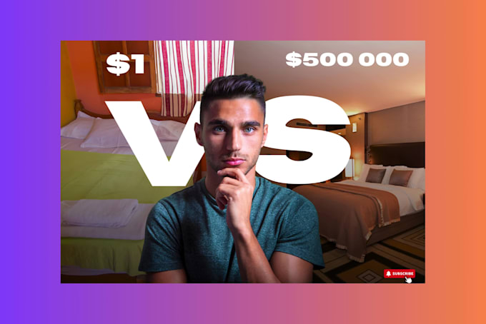design an eye catching gaming youtube thumbnail in 24 hours