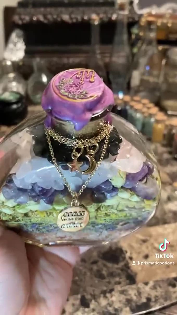 Create a custom spell jar to help you manifest positive intentions by