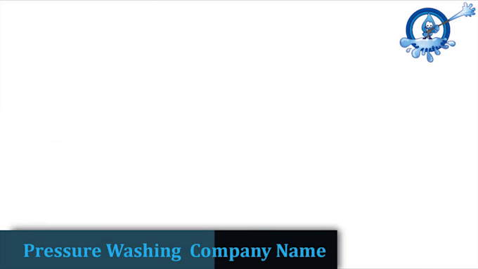 make pressure washing service promo video