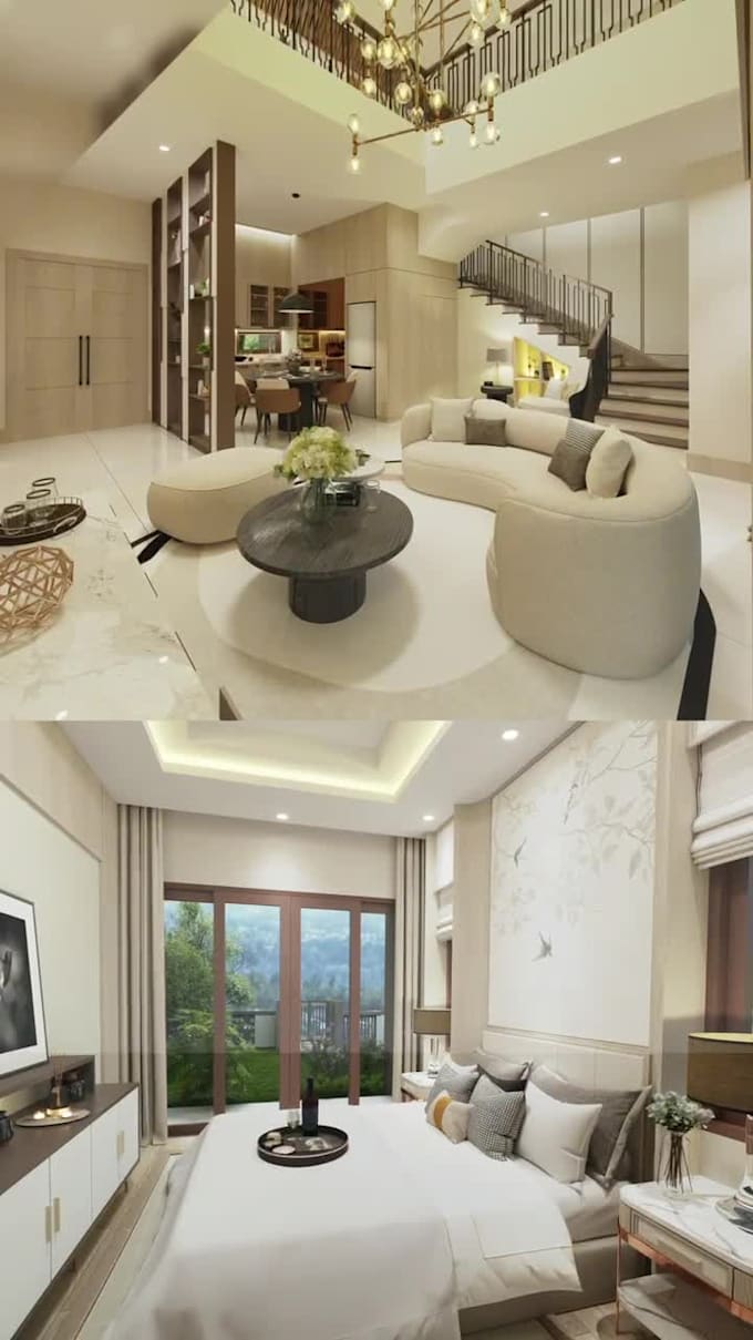 do realistic 3d render for your architecture or interior
