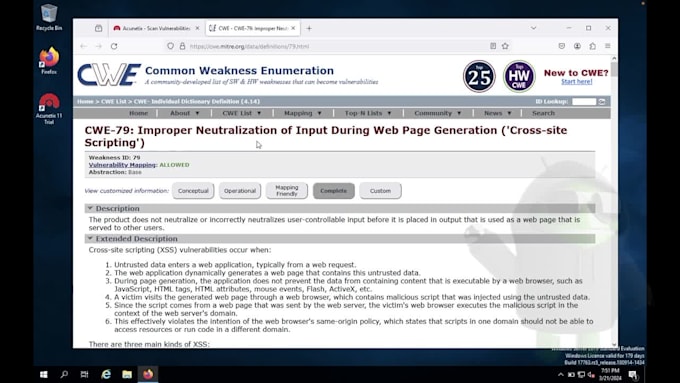 perform penetration test and vulnerability assessment