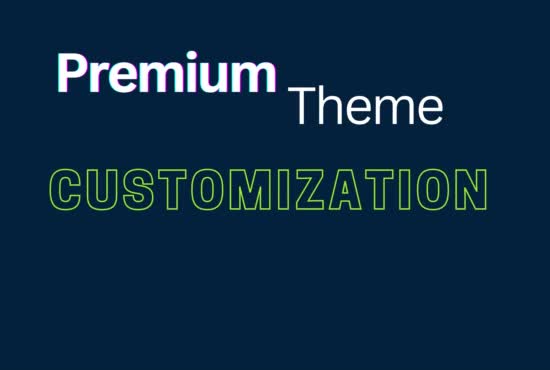 Wordpress theme customization and installation also elementor by Gw ...