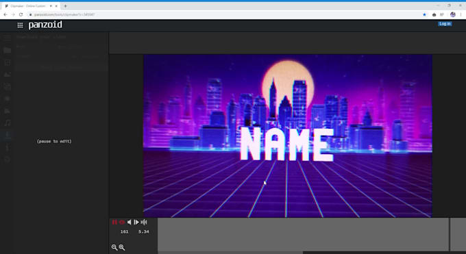 create an intro or outro for a video