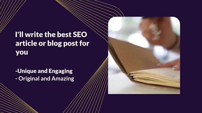 provide best SEO article writing service