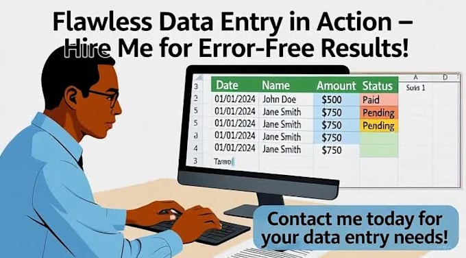 do data entry work
