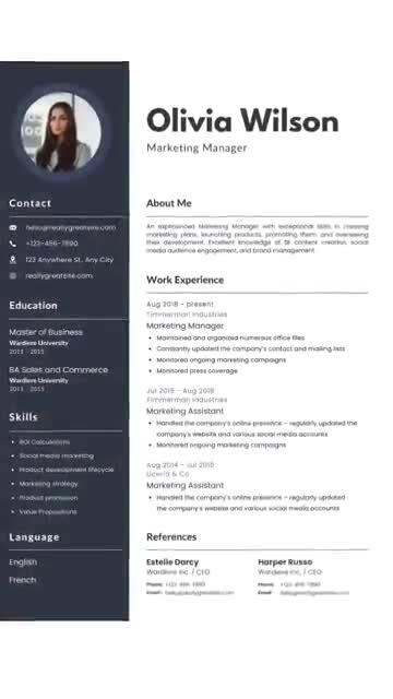 create a professional resume cover letter and linkedin profile