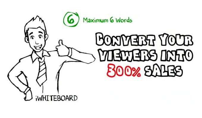 create a WHITEBOARD speed drawing video