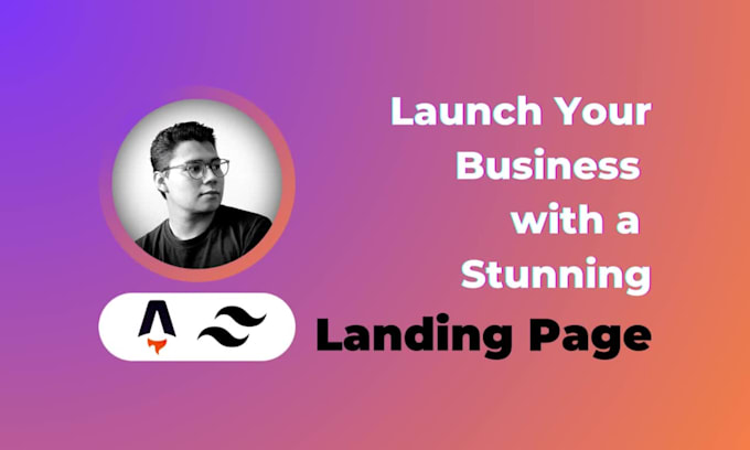 Design a responsive and modern landing page using clean html and css by ...