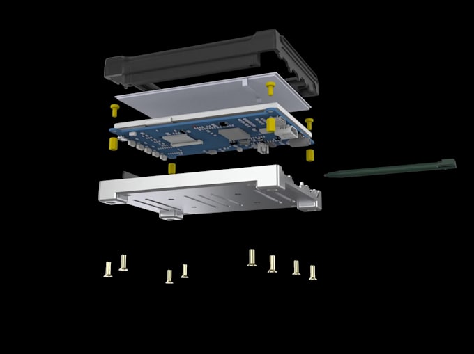 do custom 3d modeling, stl file design, and product animation rendering