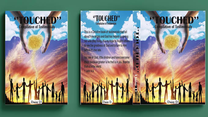 design a realistic hard book cover