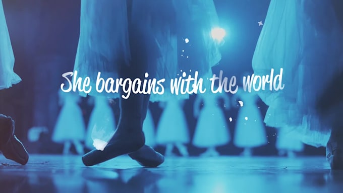 create beautiful animated lyric video for your song