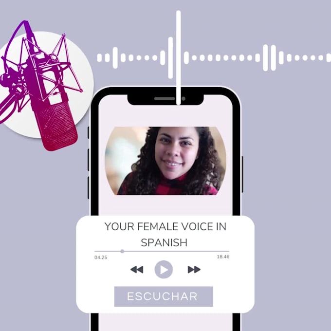 Your best female voice in spanish by Neicrys_digital Fiverr