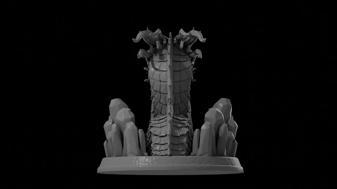 sculpt high quality 3d model for 3d printing or render