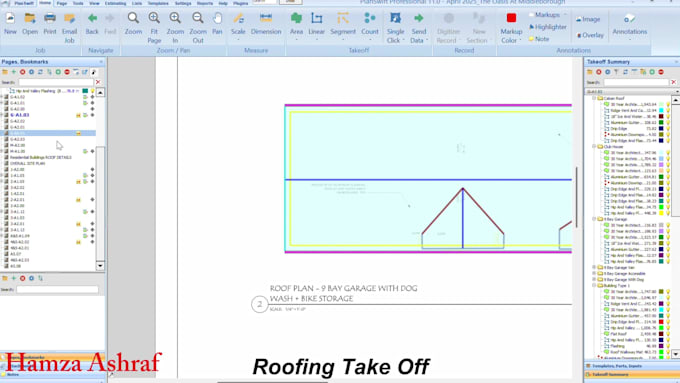 do roofing take off and cost estimation