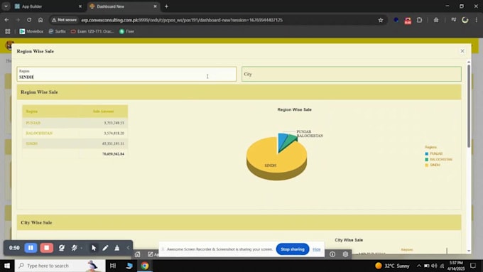 develop and customize oracle apex application