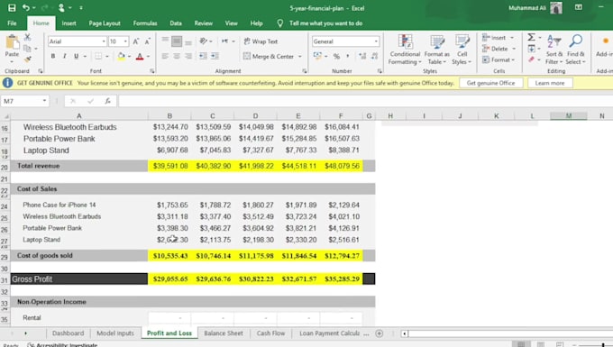 develop forecasting for future financial performance