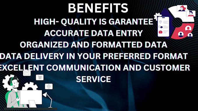 do excel data entry, PDF convert, b2b lead generation etc