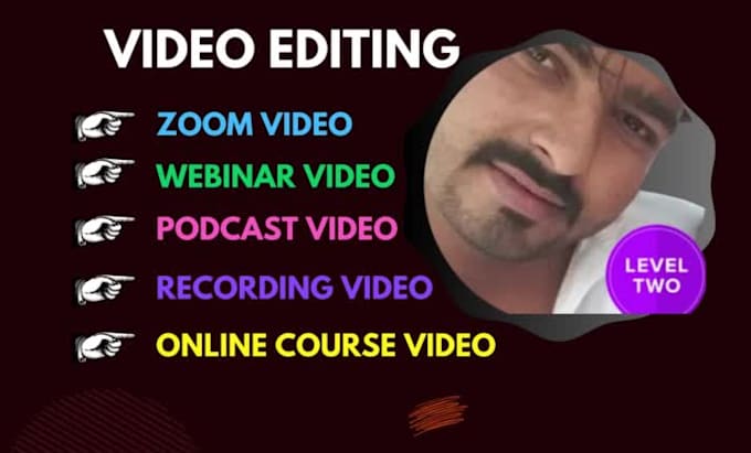 edit, cut, split, crop, podcast, webinar, zoom meeting, online course video