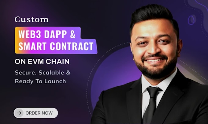 create an evm chain based crypto web3 dapp and smart contract