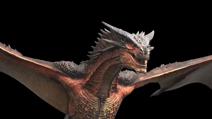 create 3d dragon animation 3d animal model and design 3d dragon animation