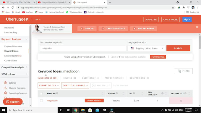 Do video seo and keyword research by Alihaider467 Fiverr