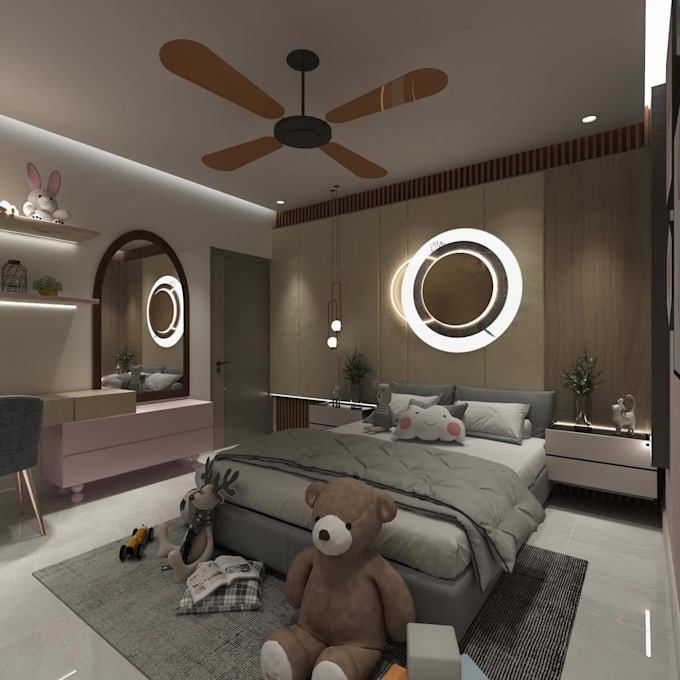 design creative kid bedroom