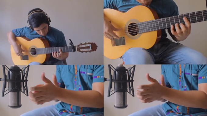record a professional flamenco guitar