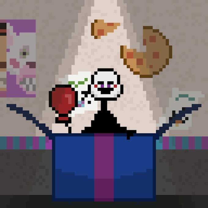 make pixel art assets and backgrounds