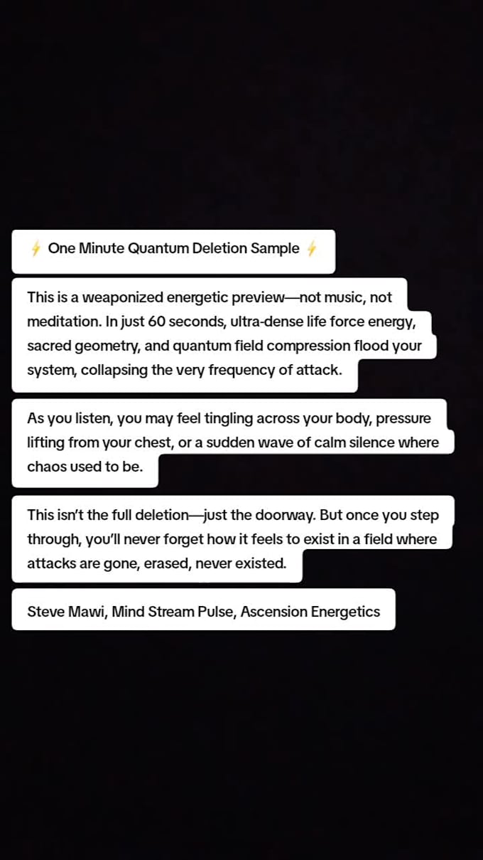send powerful quantum healing to erase energetic attacks