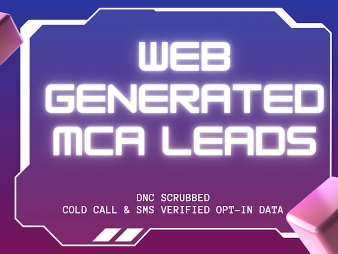 scrub business loan mca data