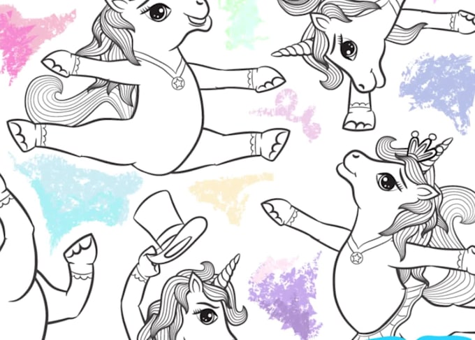 draw awesome children coloring book illustrations