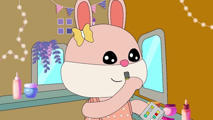 create awesome 2d animations for kids 10 dollers per minutes