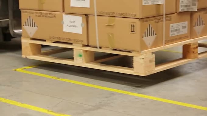 create truck logistics warehouse promo video