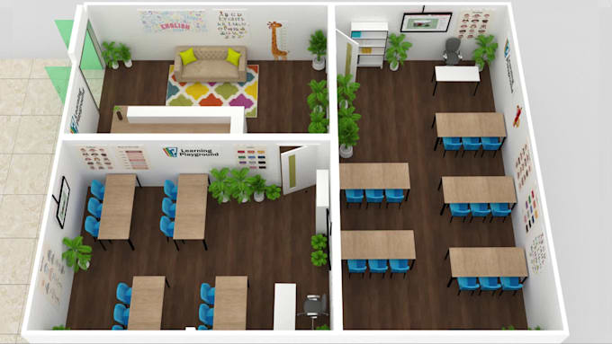 render beautiful 3d floor plans