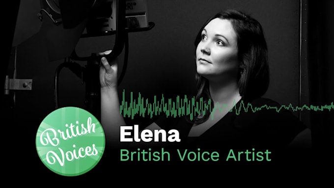be your professional female british voiceover