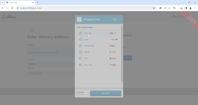create full stack web applications for e services