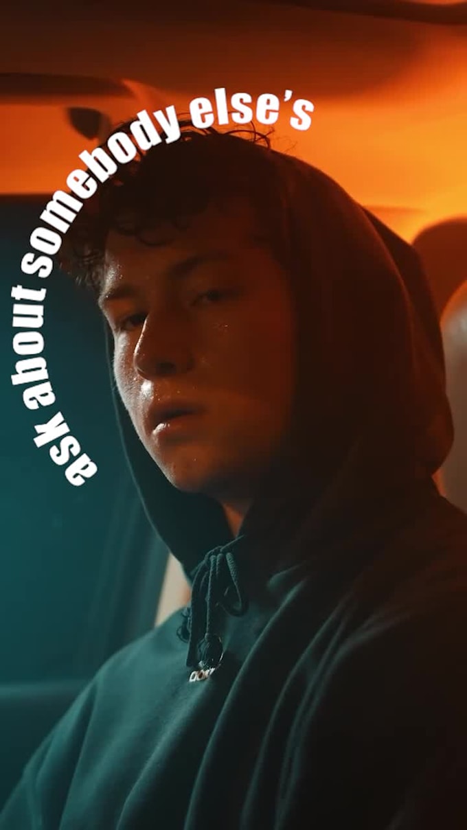 edit fast paced trending typography edits