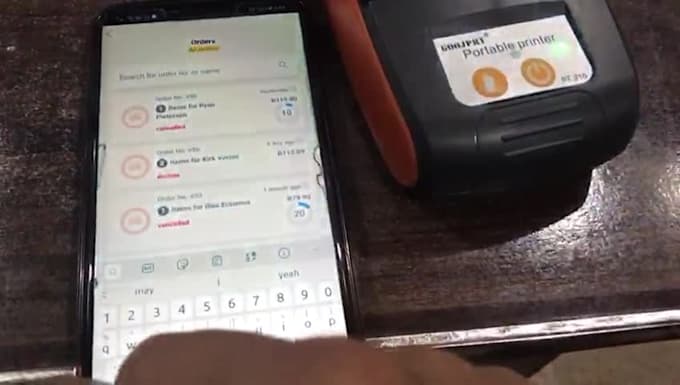 set up bluetooth printer