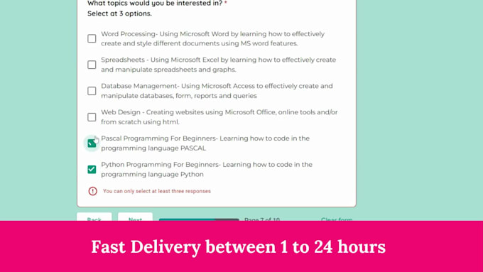create visually appealing and professional google forms in less than a day