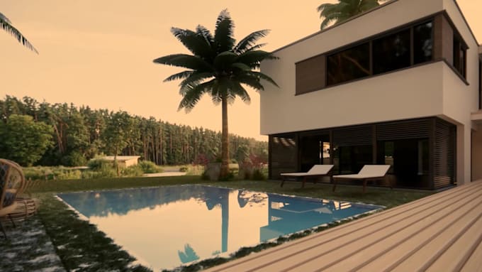 create 3d models, rendering, architectural walkthrough and animations