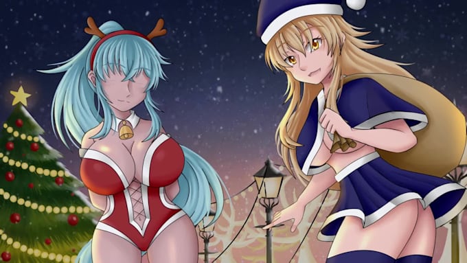 make costum anime or manga illustration