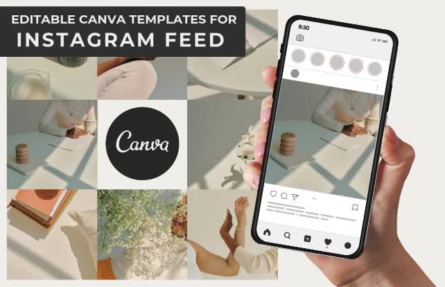 design canva templates for instagram feed and social media