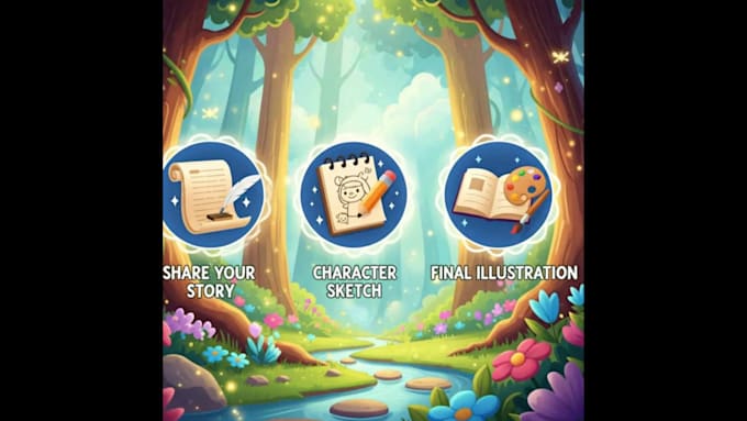 create consistent children storybook illustrations for KDP and print