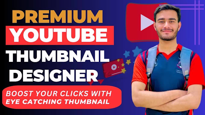 make eye catching and high quality youtube thumbnails