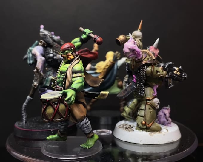 Teach you how to paint miniatures without an airbrush by Pdbminis Fiverr