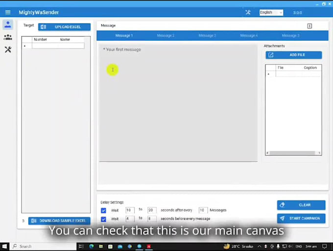 install whatsapp bulk messages sender software on your PC