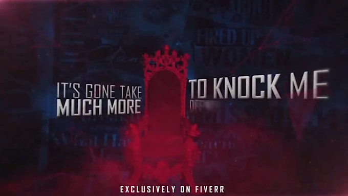 create an animated lyric video for your song