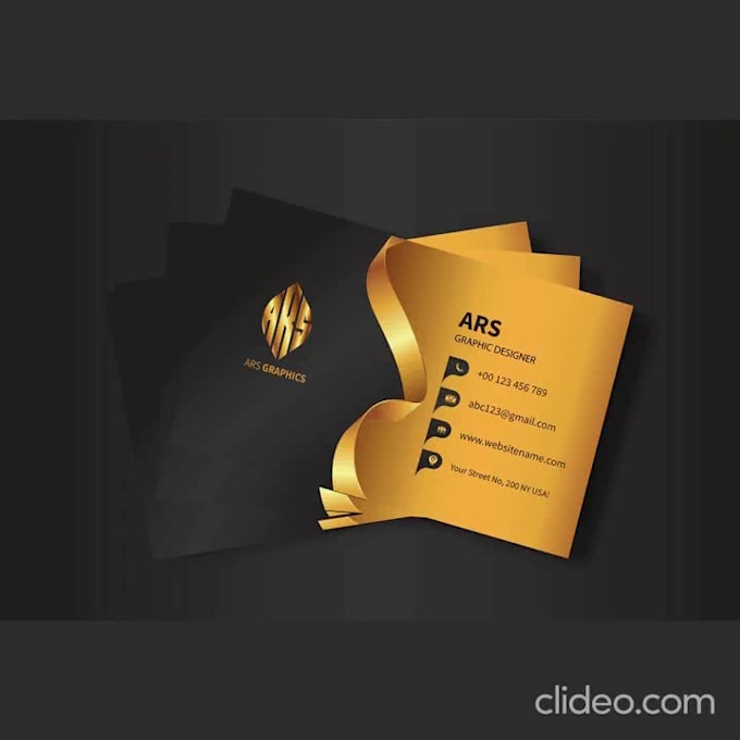 create a professional, modern, and luxury business card design